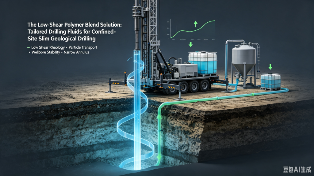 The Low-Shear Polymer Blend Solution: Tailored Drilling Fluids for Confined-Site Slim Geological Drilling