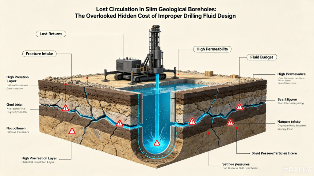 Lost Circulation in Slim Geological Boreholes: The Overlooked Hidden Cost of Improper Drilling Fluid Design